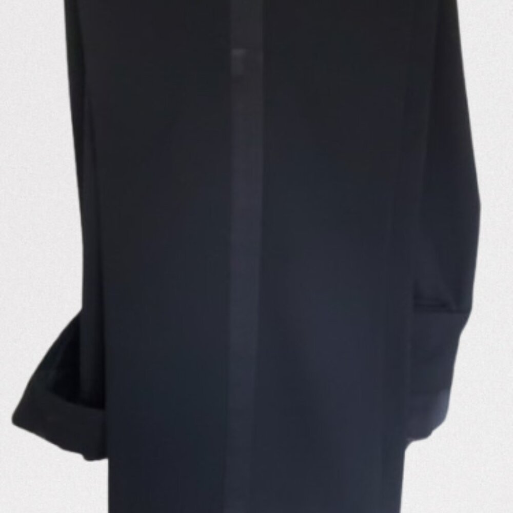 Vintage Lord West Black Tuxedo 2-Piece Men's Shawl Lapel Size 43 - Picture 4 of 10